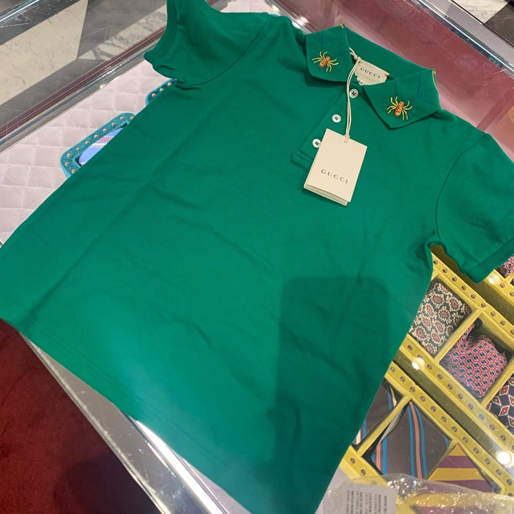 gucci kids polo t shirt
